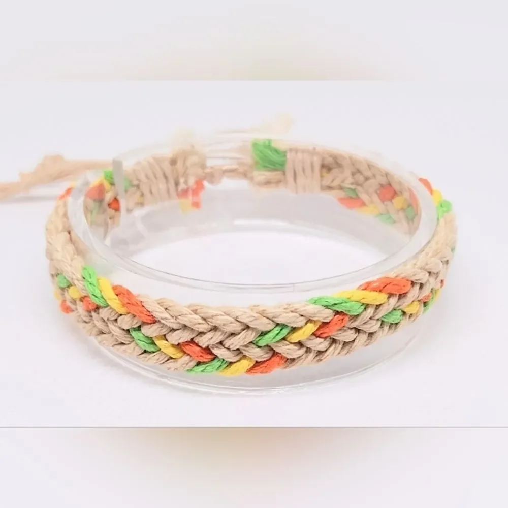 Men's bracelet braided rope new e33